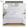 ⁦طقم لحاف أميرة لومز مقاس ملكي 7 قطع قطن خالص مع التطريز⁩ - الصورة ⁦2⁩